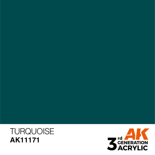 AK11171 AK Interactive 3G Acrylic Turquoise 17ml