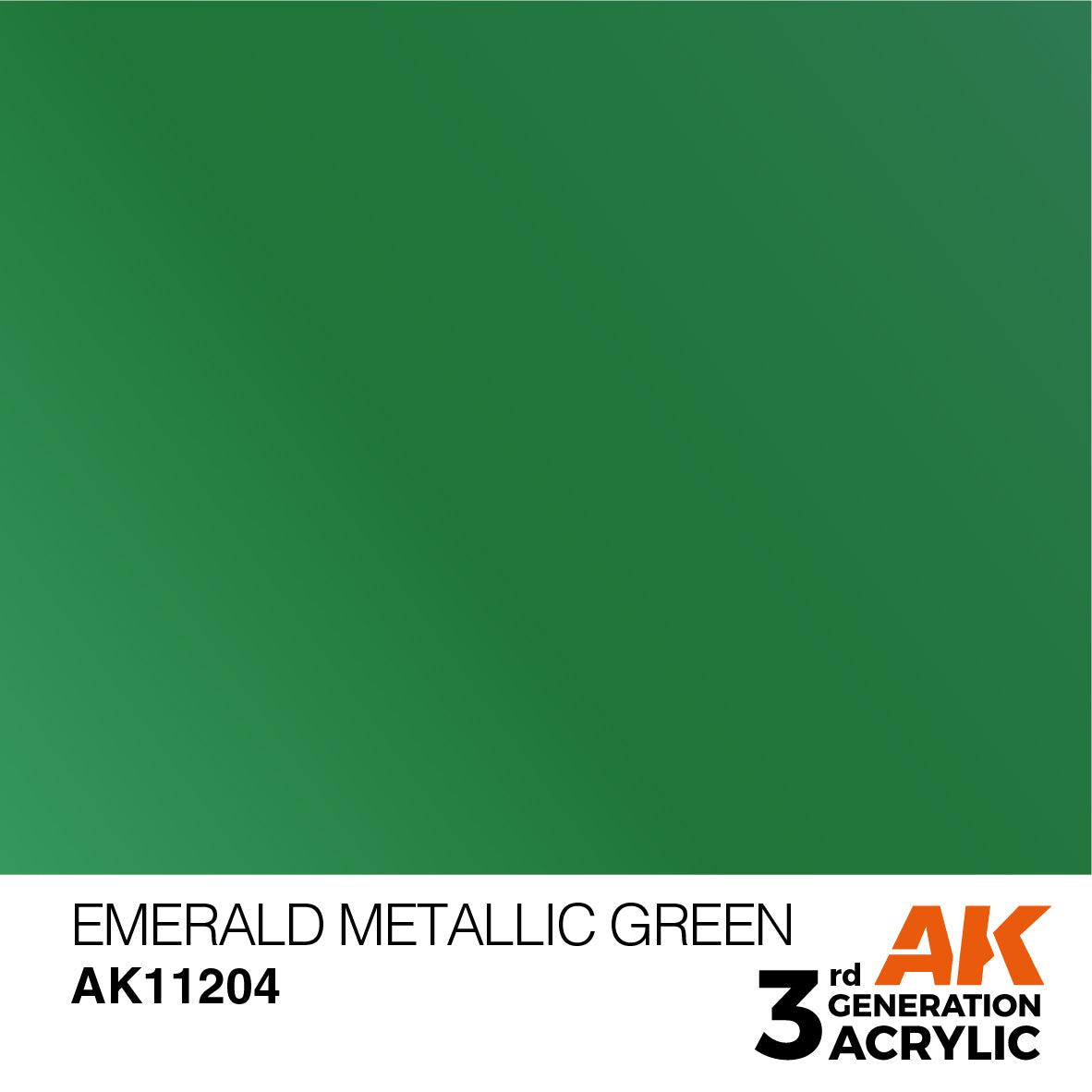 AK11204 AK Interactive 3G Acrylic Emerald Metallic Green 17ml