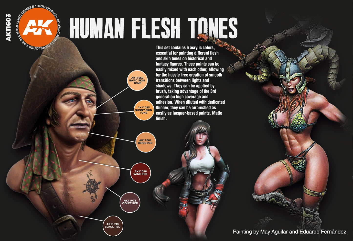 AK11603 - Human Flesh Tones