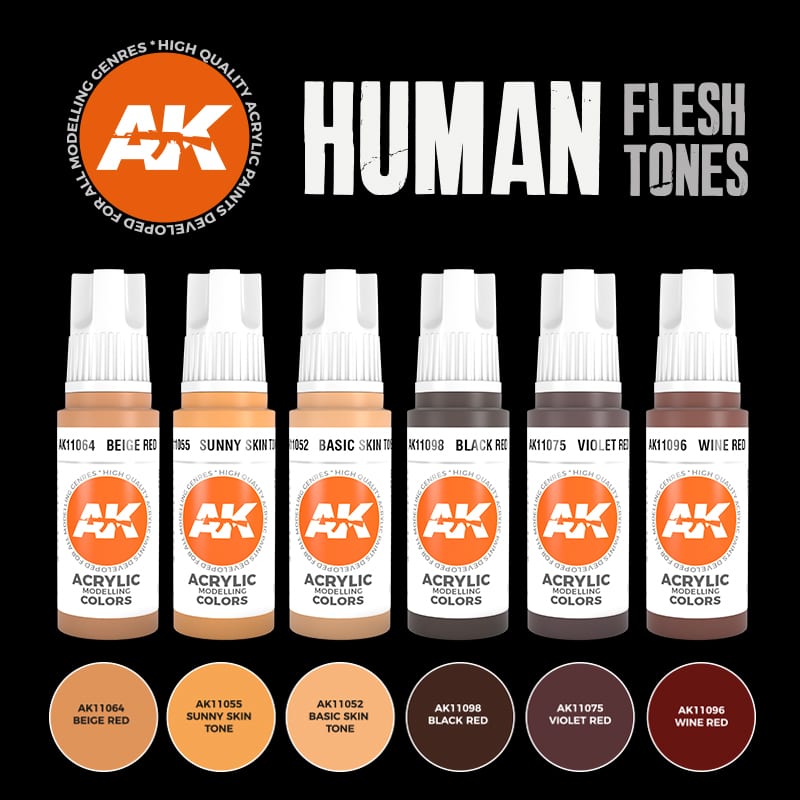 AK11603 - Human Flesh Tones