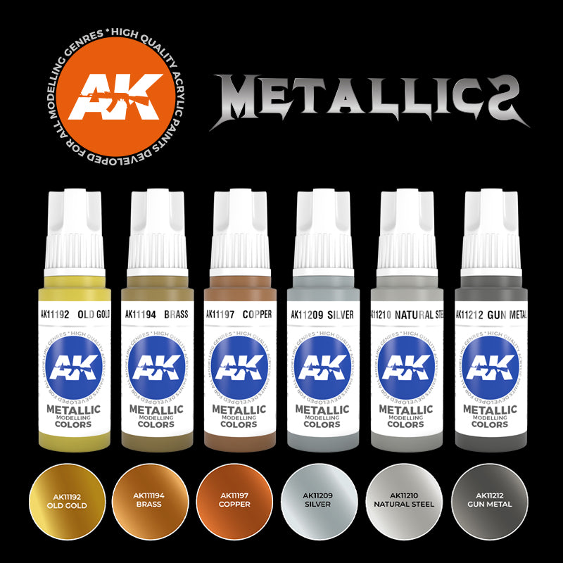 AK11608 - Metallics Colors Set