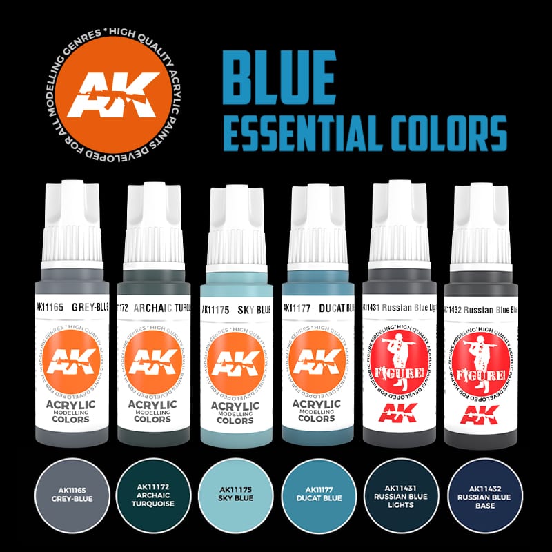 AK11618 - Blue Essential Colors 3GEN Set