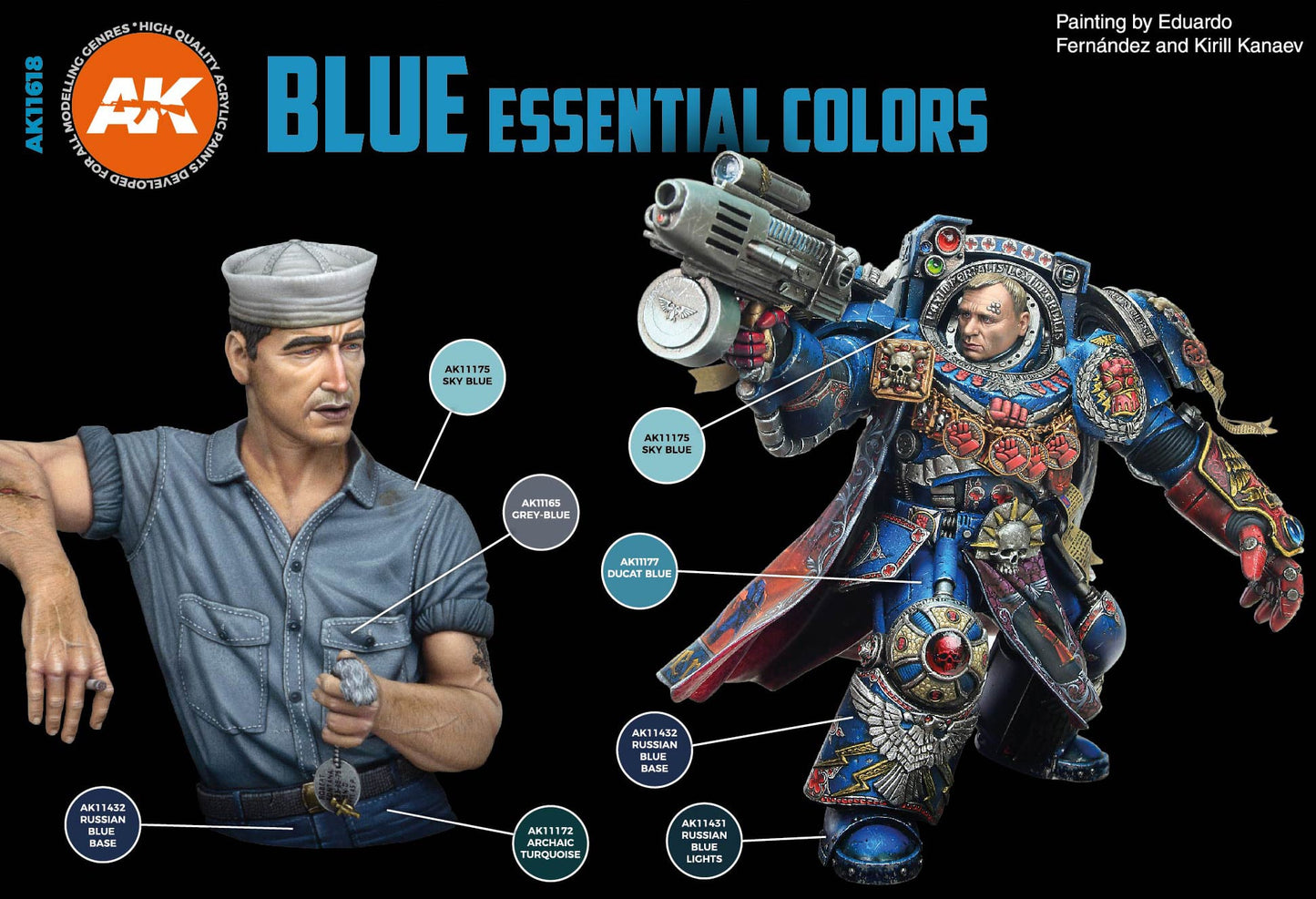 AK11618 - Blue Essential Colors 3GEN Set