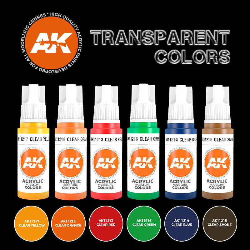 AK11758 - Transparent Colors Set