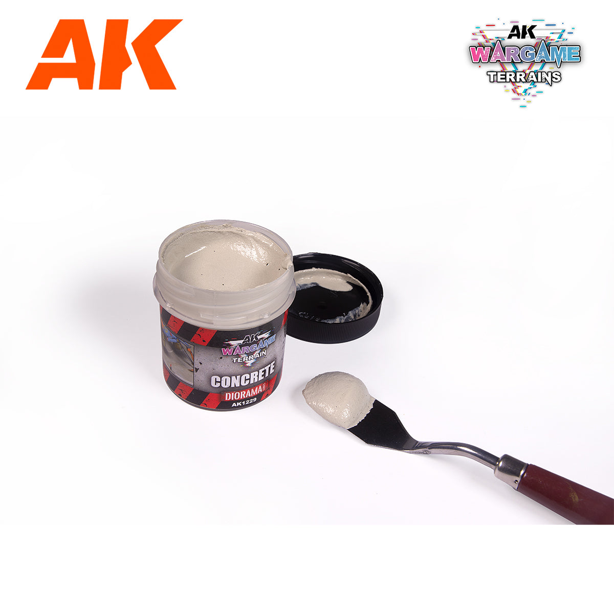 AK1229 - Terrains - Concrete 100 ml - 場景 - 水泥 100ml