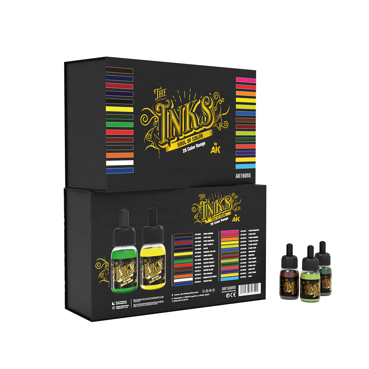 AK16055 - Special Box Full Range of The Inks - 全套墨水特別包