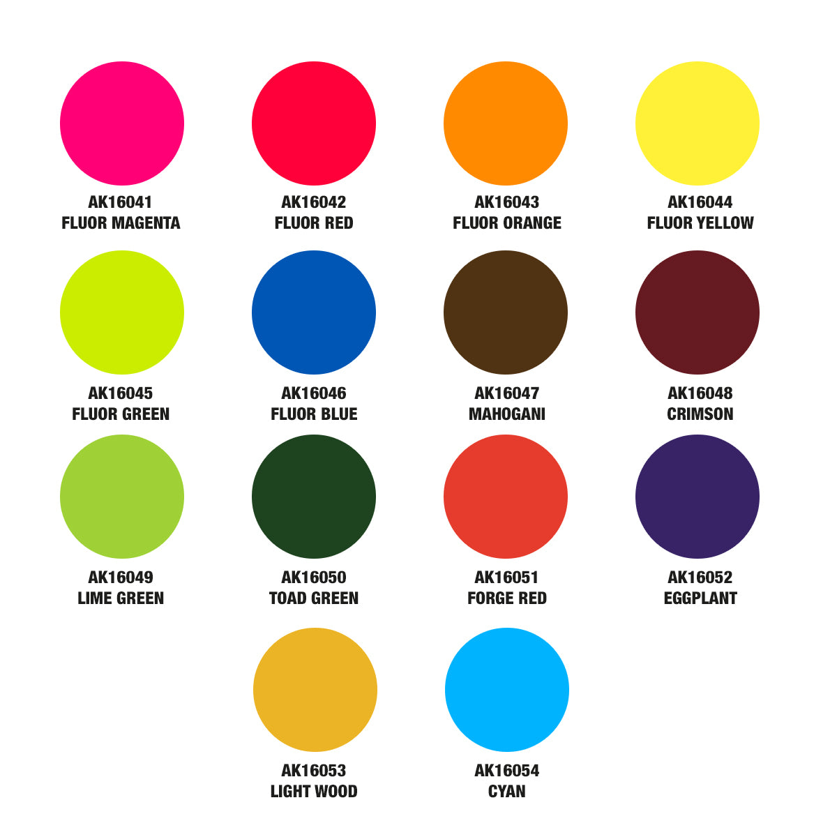 AK16055 - Special Box Full Range of The Inks - 全套墨水特別包