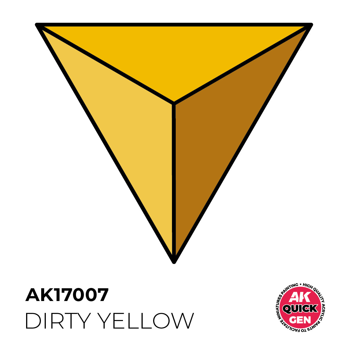 AK17007 - Quick Gen - Dirty Yellow 18 ml - 污垢黃色 18ml