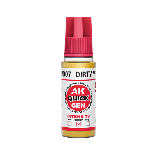 AK17007 - Quick Gen - Dirty Yellow 18 ml - 污垢黃色 18ml