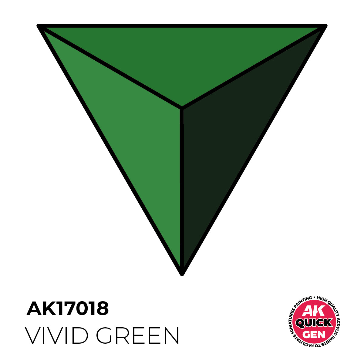 AK17018 - Quick Gen - Vivid Green 18 ml - 鮮明綠色 18ml
