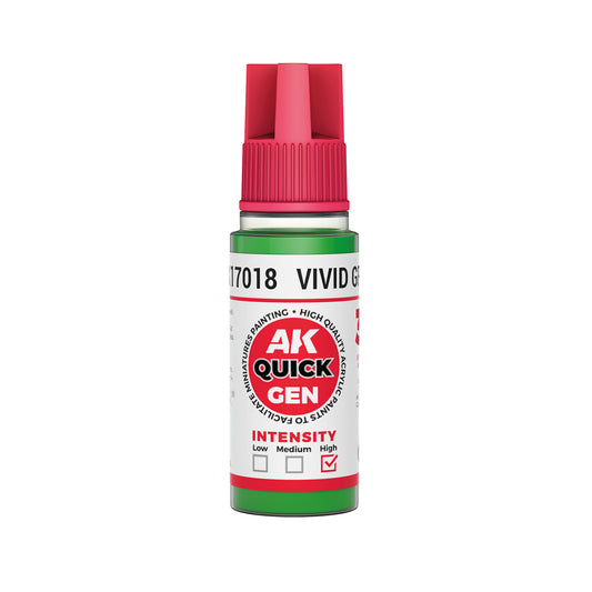 AK17018 - Quick Gen - Vivid Green 18 ml - 鮮明綠色 18ml