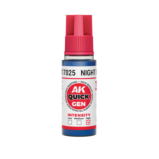 AK17025 - Quick Gen - Night Blue 18 ml - 午夜藍色 18ml