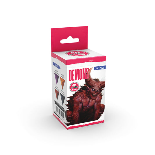 AK17509 - Quick Gen - Demons (Quick Gen Set) 4 Paints - 惡魔 (速塗系列套組) 4色
