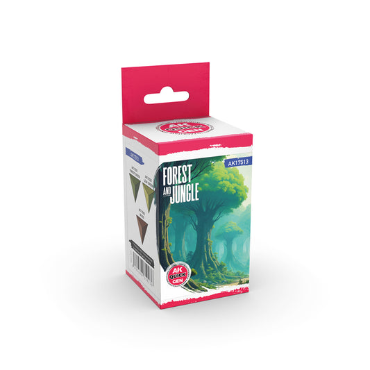 AK17513 - Quick Gen - Forest & Jungle (Quick Gen Set) 3 Paints - 森林&叢林 (速塗系列套組) 3色
