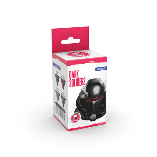 AK17515 - Quick Gen - Dark Soldiers (Quick Gen Set) 4 Paints - 士兵暗色 (速塗系列套組) 4色