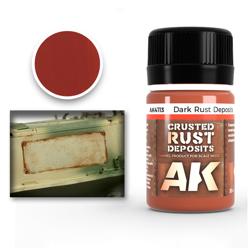 AK4113 - Enamel Color - Dark Rust Deposits - 35ML