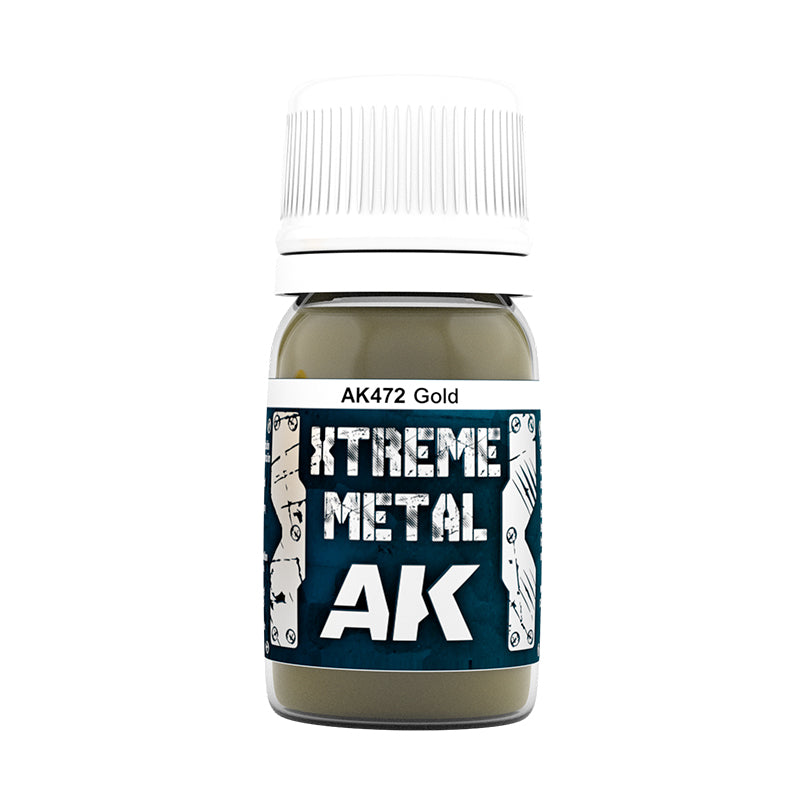 AK472 - Metallics - Xtreme Metal Gold 35ml - 極致金屬系列 - 金