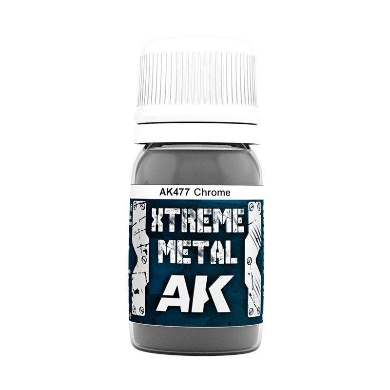 AK477 - Metallics - Xtreme Metal Chrome 35ml - 極致金屬系列 - 鉻