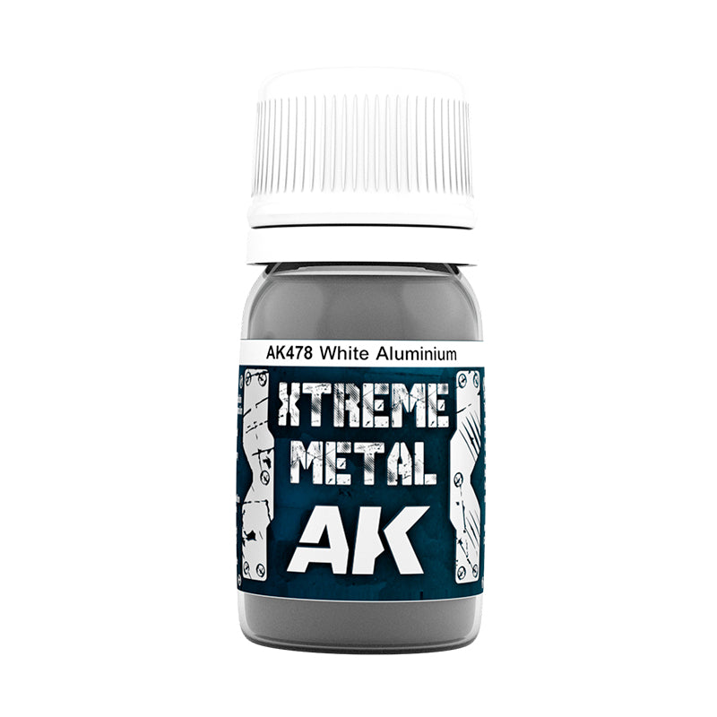 AK478 - Metallics - Xtreme White Aluminium 35ml - 極致金屬系列 - 白鋁