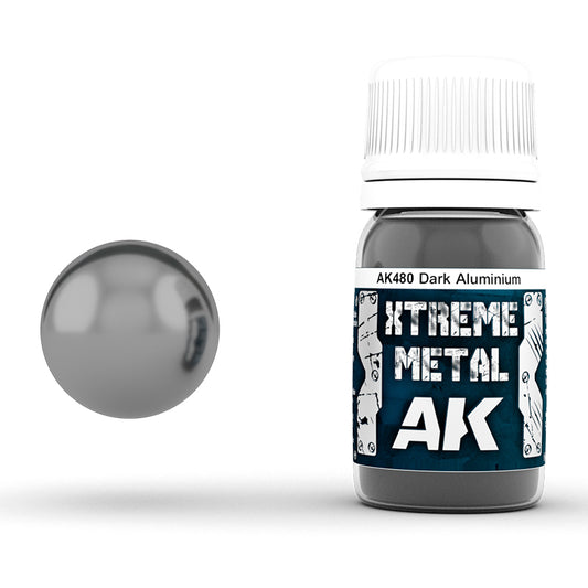 AK480 - Metallics - Xtreme Metal Dark Aluminium 35ml - 極致金屬系列 - 深色鋁