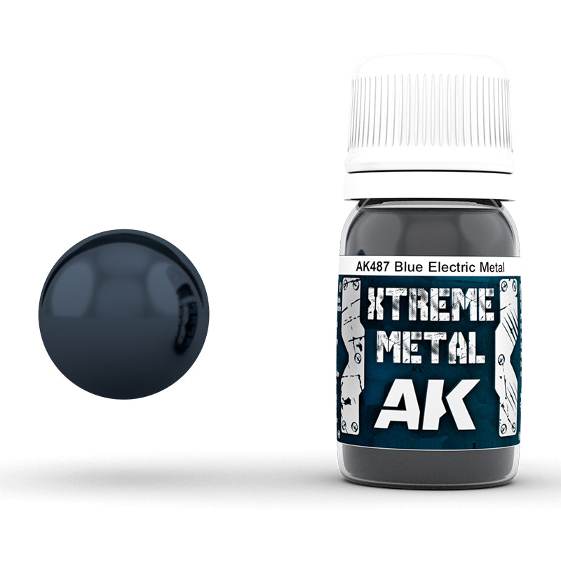 AK487 - Metallics - Xtreme Metal Metalic Blue 35ml - 極致金屬系列 - 金屬藍