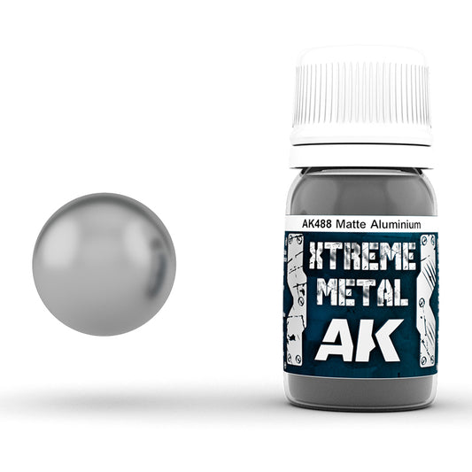 AK488 - Metallics - Xterme Metal Matte Aluminium 35ml - 極致金屬系列 - 消光鋁