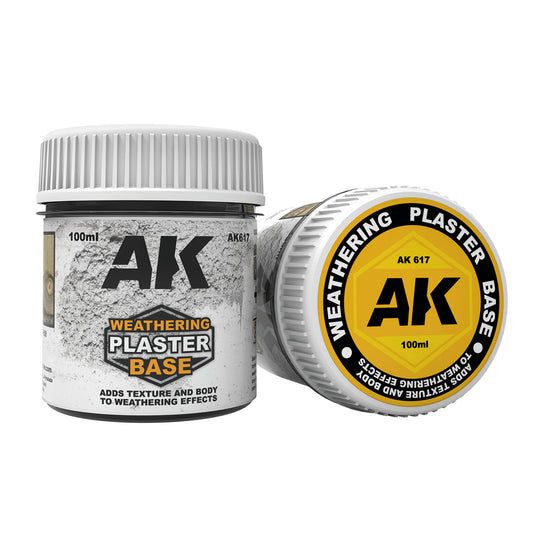 AK617 - Auxiliaries - Weathering Plaster Base - 輔助 - 舊化特效膏