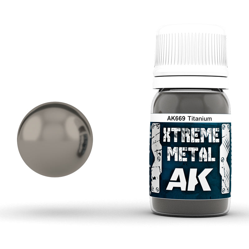 AK669 - Metallics - Xtreme Metal Titanium 35ml - 極致金屬系列 - 鈦合金
