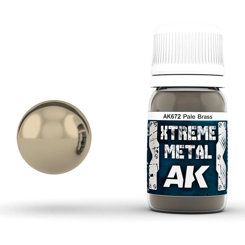 AK672 - Metallics - Xtreme Metal Pale Brass 35ml - 極致金屬系列 - 蒼白黃銅