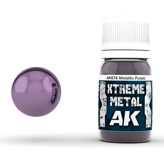 AK674 - Metallics - Xtreme Metal Metallic Purple 35ml - 極致金屬系列 - 金屬紫