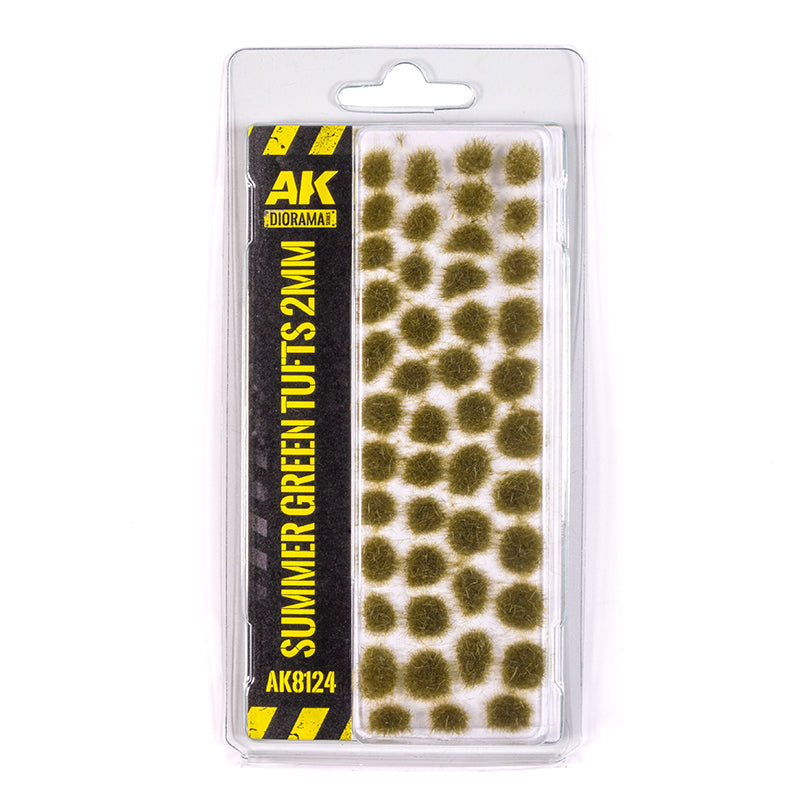 AK8124 - Vegetation - Summer Green Tufts 2mm - 植被 - 夏季綠草叢