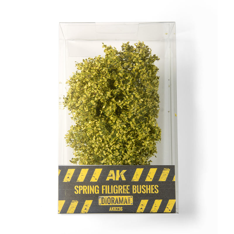 AK8236 - Dioramas - Spring Filigree Bushes 1:35 - 造景 - 春季花絲叢