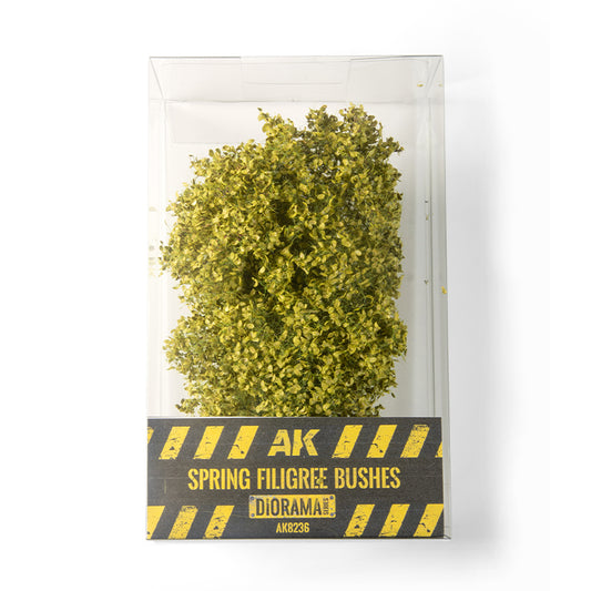 AK8236 - Dioramas - Spring Filigree Bushes 1:35 - 造景 - 春季花絲叢