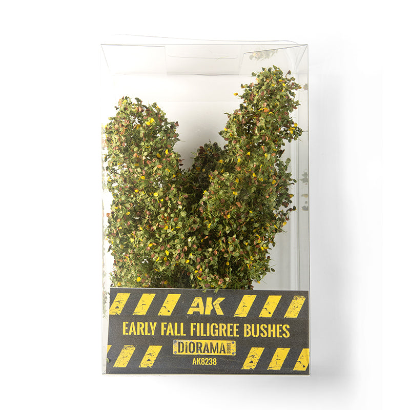 AK8238 - Dioramas - Early Fall Filigree Bushes 1:35 - 造景 - 早秋花絲叢