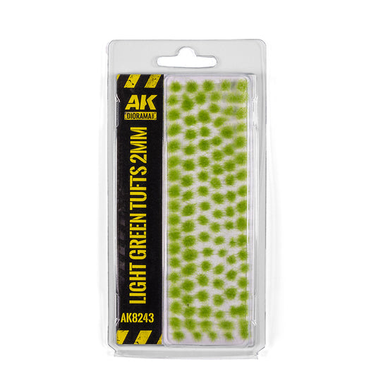 AK8243 - Vegetation - Light Green Tufts 2mm - 植被 - 亮綠草叢