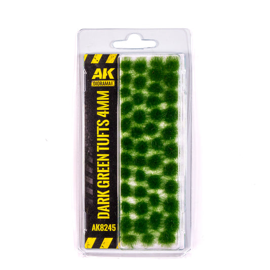 AK8245 - Vegetation - Dark Green Tufts 4mm - 植被 - 暗綠草叢