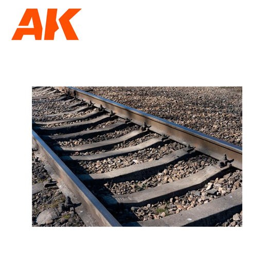 AK8256 - Terrains - Small Railroad Ballast 1/72 - 場景 - 小型鐵道路基 1/72