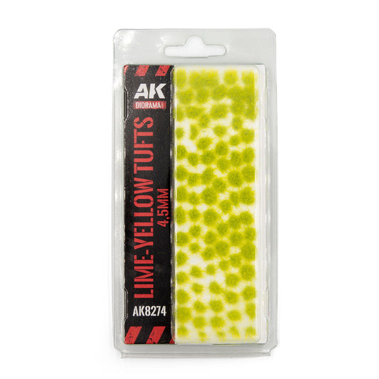 AK8274 - Vegetation - Tufts - Lime-Yellow Tufts 4.5mm - 植被 - 雜草 / 樹叢 - 萊姆黃樹叢 4.5mm