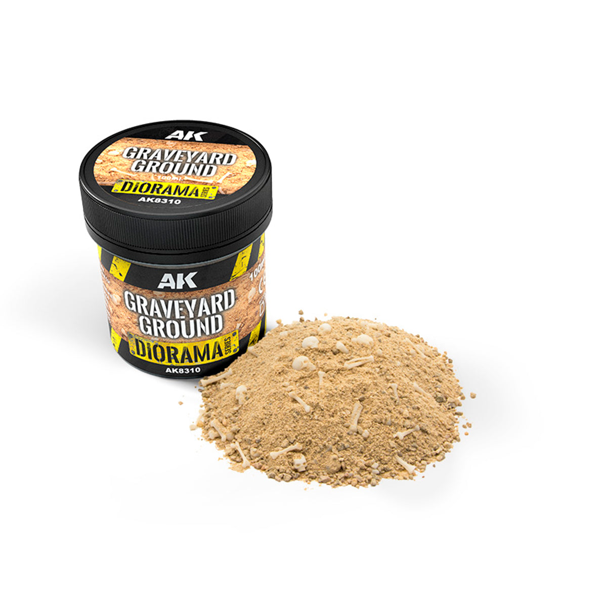 AK8310 - Vegetation - Rocks - Graveyard Ground 100ml - 岩石 - 墓地 100ml