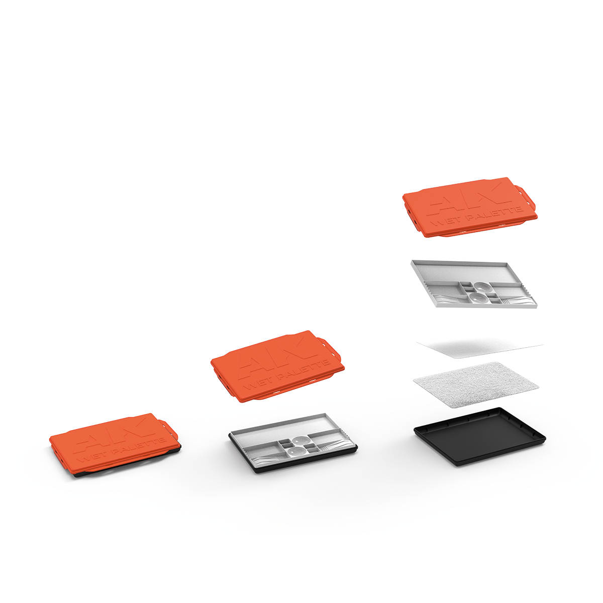 AK Interactive - AK9510 Wet Palette (Includes 40 papers sheets + 2 wipes)