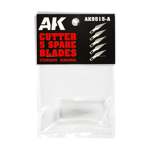 AK Interactive - AK9515-A Standard Diagonal (5 Blade Replacements)