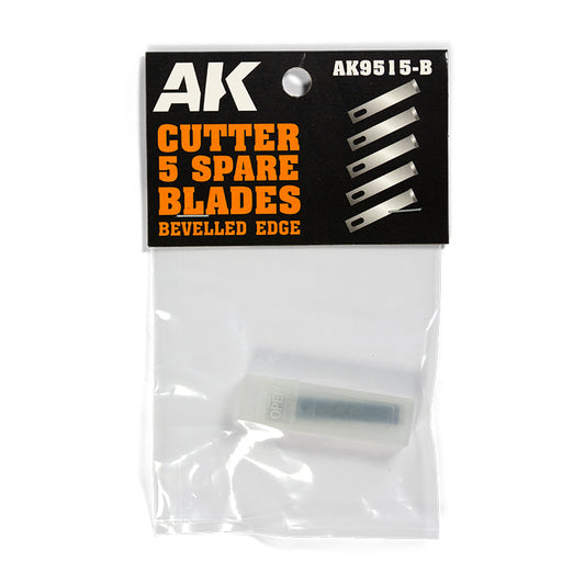 AK Interactive - AK9515-B Bevelled Edge (5 Blade Replacements)