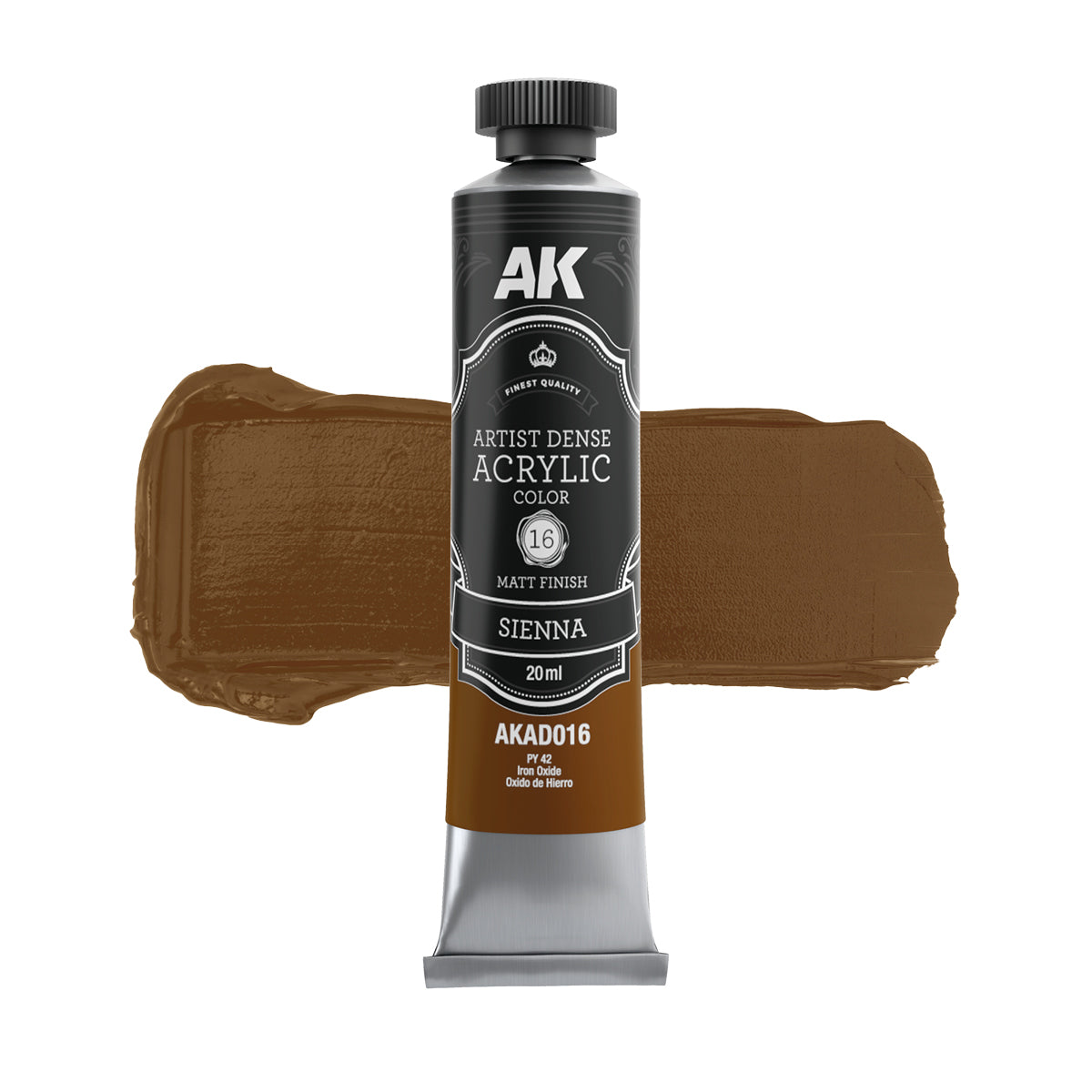 AKAD101 - Black & White Set – Artistic Dense Acrylic Color - 黑白色調壓克力顏料套組