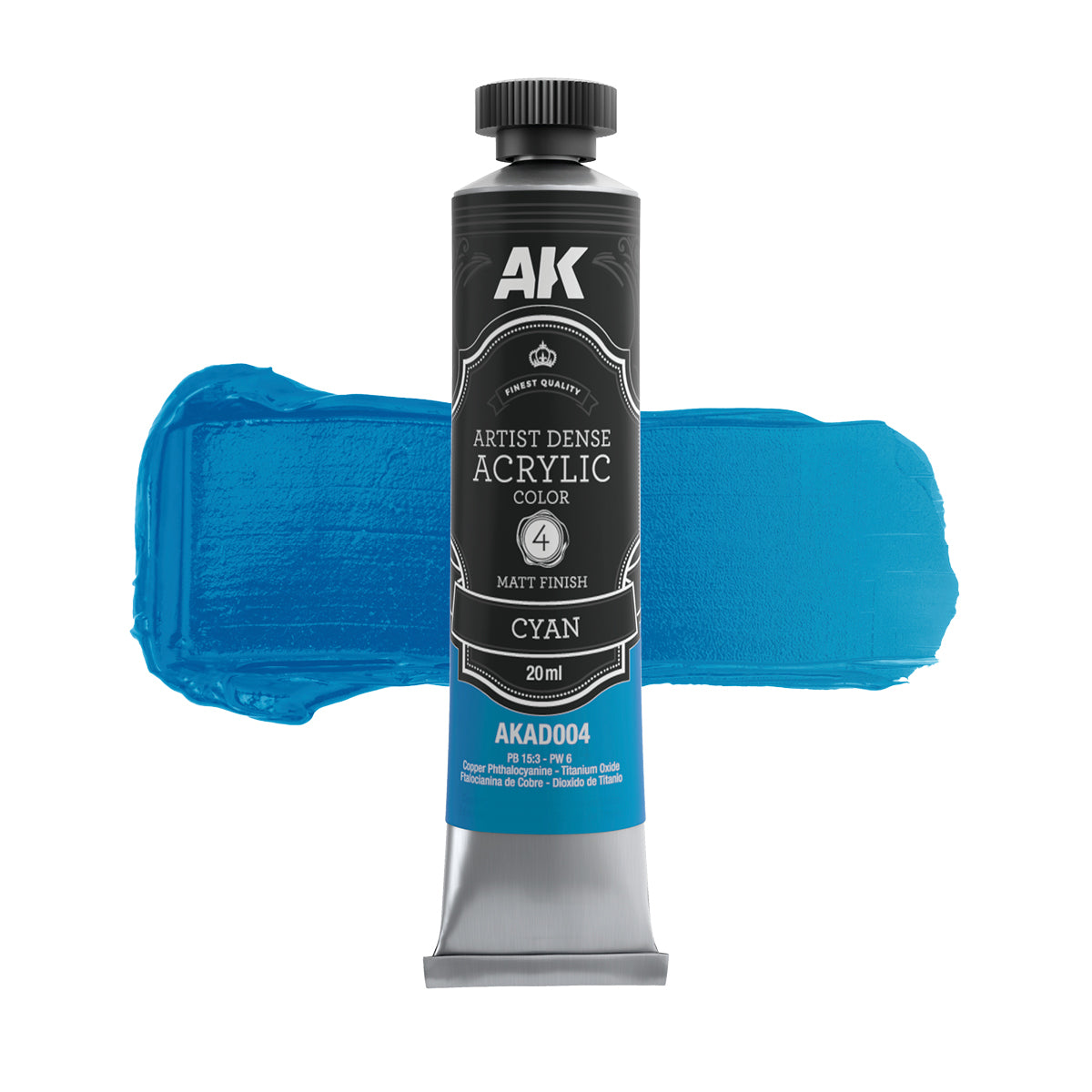 AKAD102 - Primary & Secondary Set – Artistic Dense Acrylic Color - 主副色調壓克力顏料套組