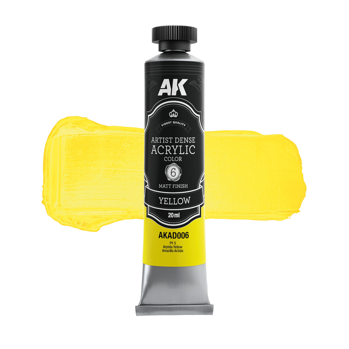 AKAD102 - Primary & Secondary Set – Artistic Dense Acrylic Color - 主副色調壓克力顏料套組