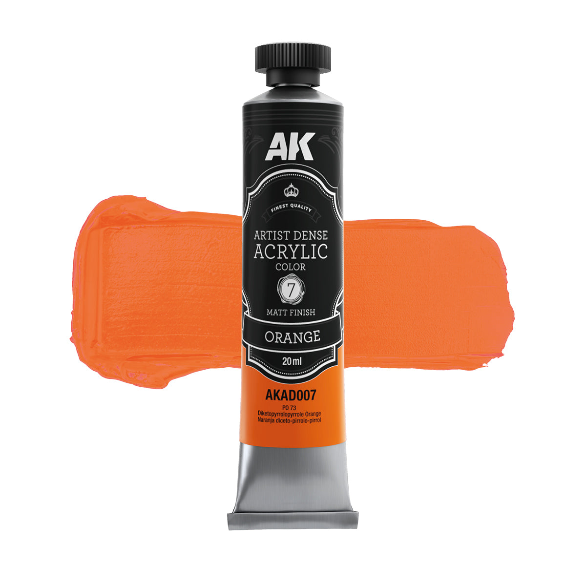 AKAD102 - Primary & Secondary Set – Artistic Dense Acrylic Color - 主副色調壓克力顏料套組
