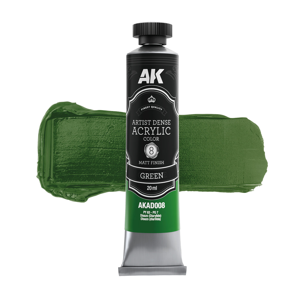 AKAD102 - Primary & Secondary Set – Artistic Dense Acrylic Color - 主副色調壓克力顏料套組