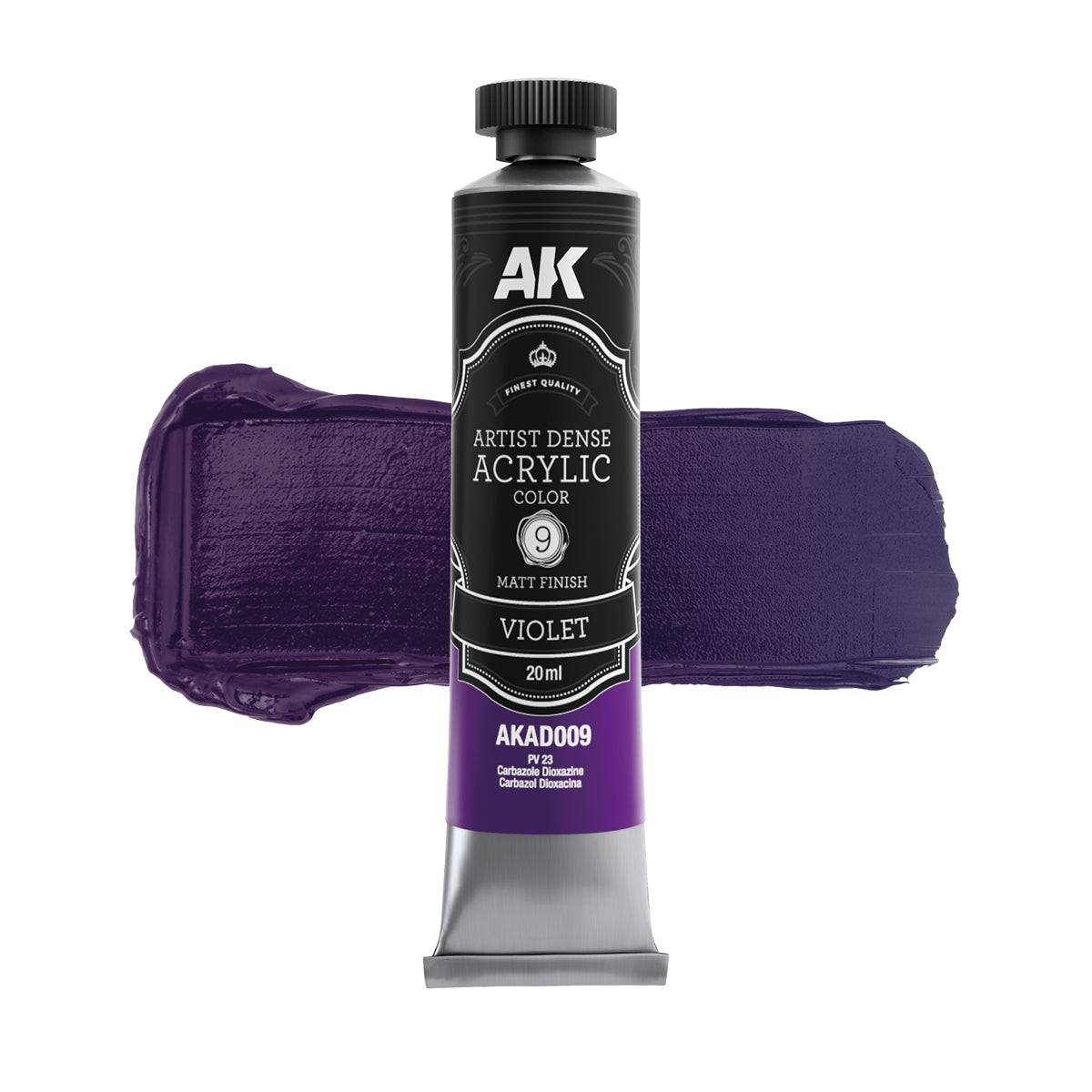 AKAD102 - Primary & Secondary Set – Artistic Dense Acrylic Color - 主副色調壓克力顏料套組