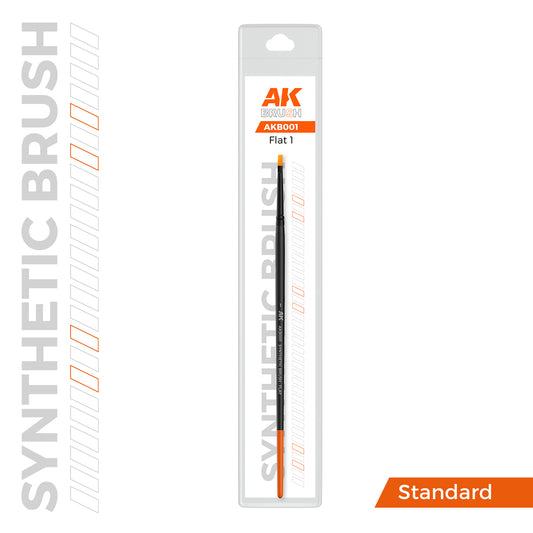 AKB001 - AK Synthetic Brush - Flat 1
