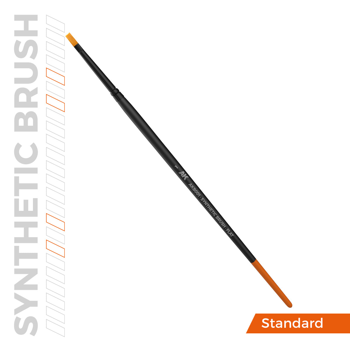 AKB001 - AK Synthetic Brush - Flat 1